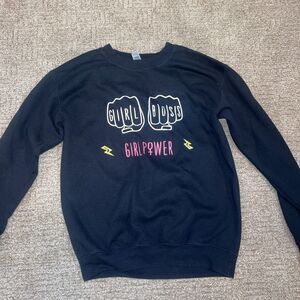 GIRL BOSS -Girl Power - Sweatshirt - Color Black - Size Small S